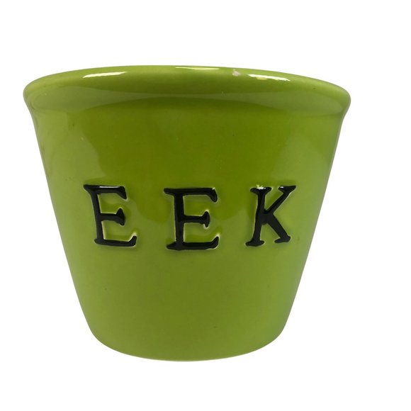 Holiday Home Other - Holiday Home EEK Green & Black Dish Bowl Halloween Spooky Gothic Decor Horror